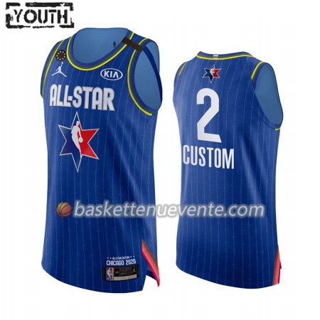 Maillot Basket Personnalisé 2 NBA 2020 All-Star Jordan Brand Kobe Forever Bleu Swingman - Enfant